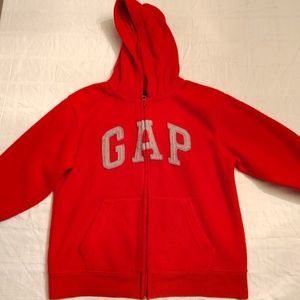 Gap Kids Red fleece hoodie